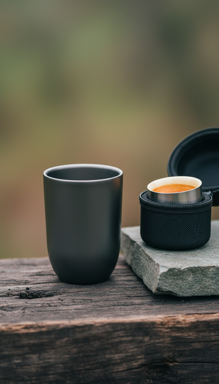 Double-Walled Stainless Steel Espresso Mug