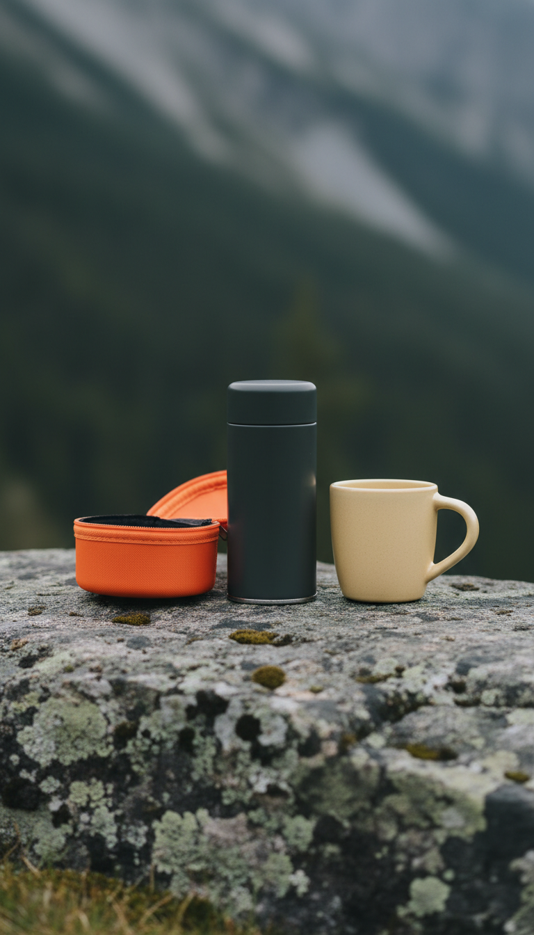 Compact Coffee Grounds Canister